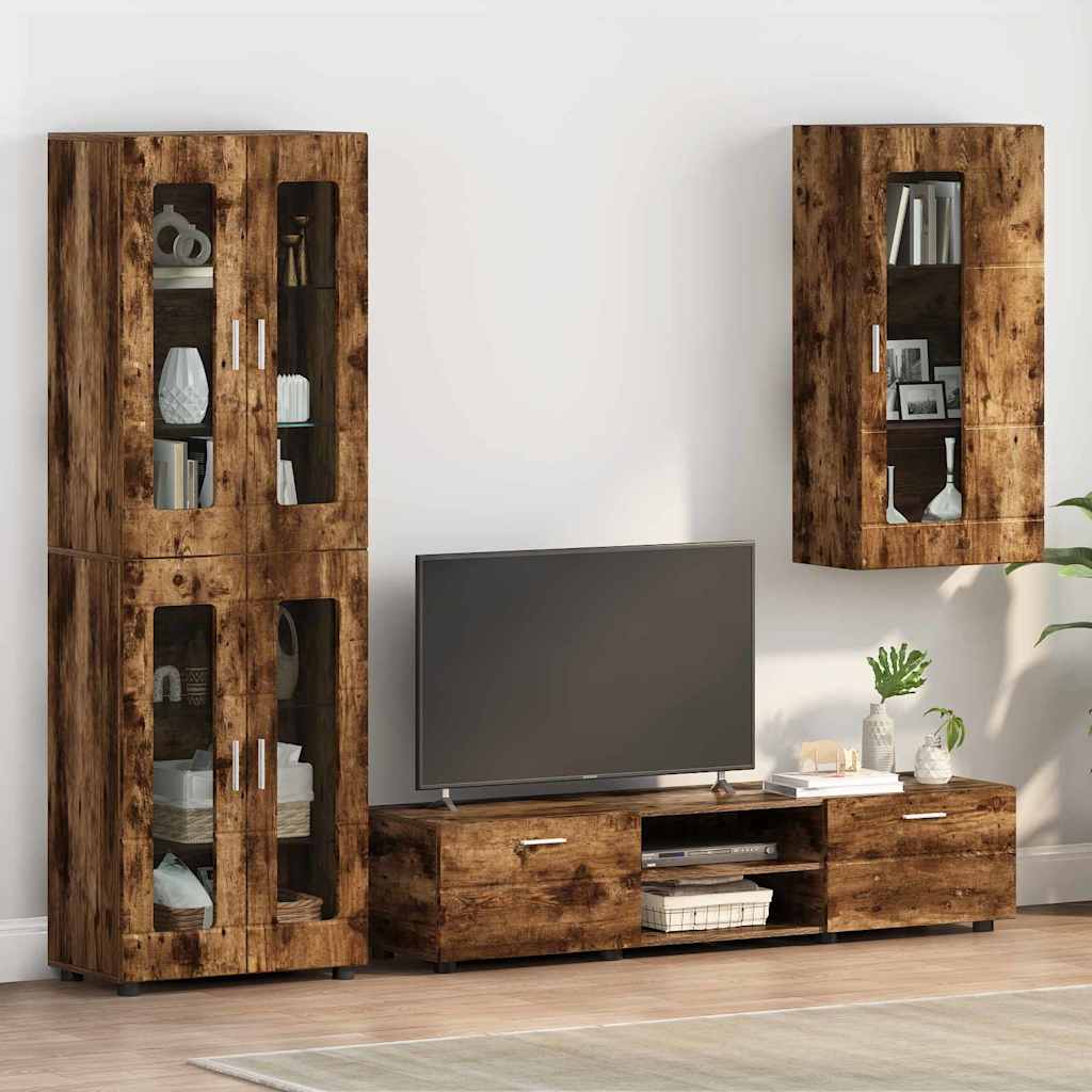 vidaXL TV-kast met lade met plank Wit 100.5 x 39 x 30 cm Bewerkt hout
