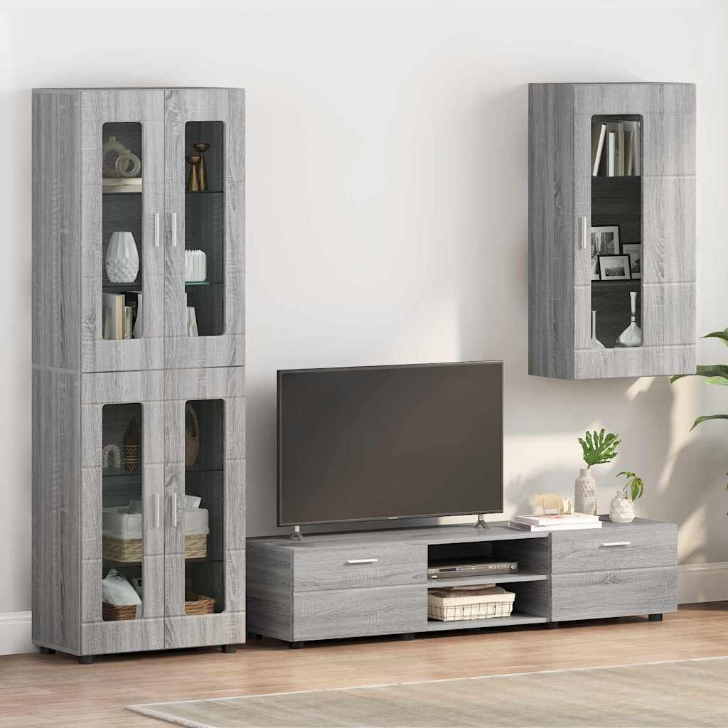 vidaXL TV-kast met lade met plank Wit 100.5 x 39 x 30 cm Bewerkt hout