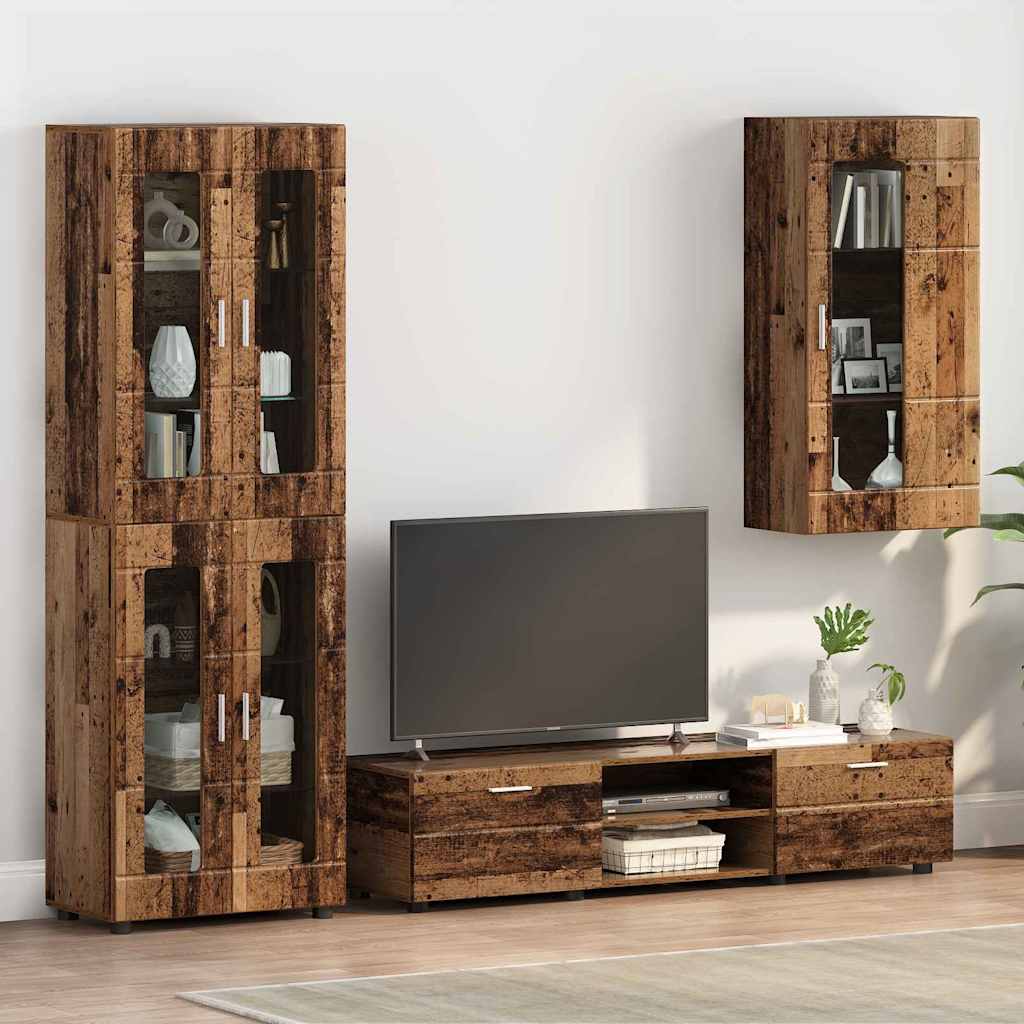 vidaXL TV-kast met lade met plank Wit 100.5 x 39 x 30 cm Bewerkt hout