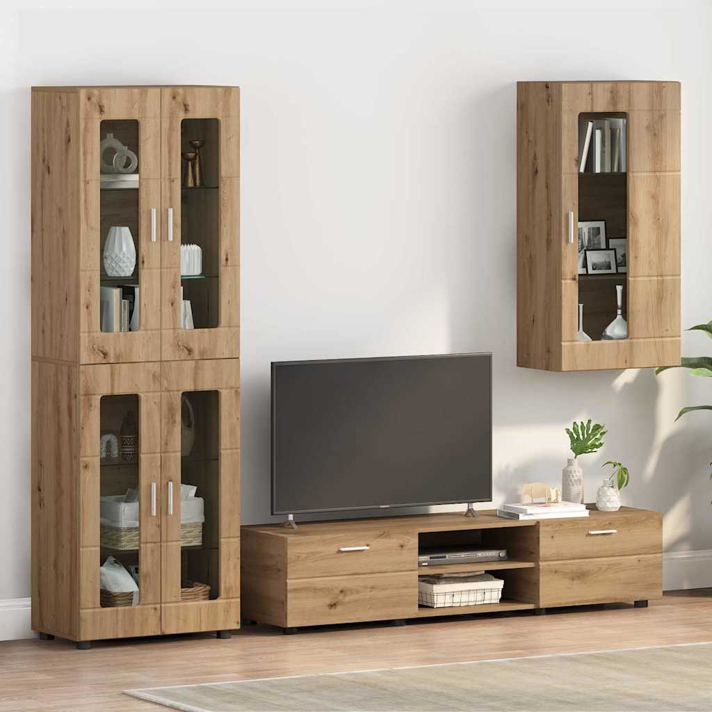 vidaXL TV-kast met lade met plank Wit 100.5 x 39 x 30 cm Bewerkt hout