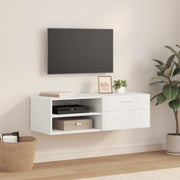 vidaXL TV-kast met lade met plank Wit 100.5 x 39 x 30 cm Bewerkt hout