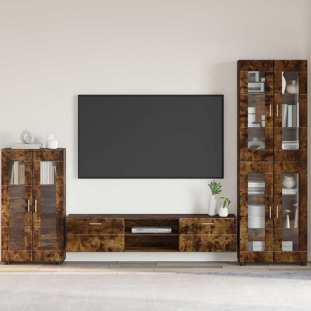 vidaXL TV-kast met lade met plank Wit 100.5 x 39 x 30 cm Bewerkt hout