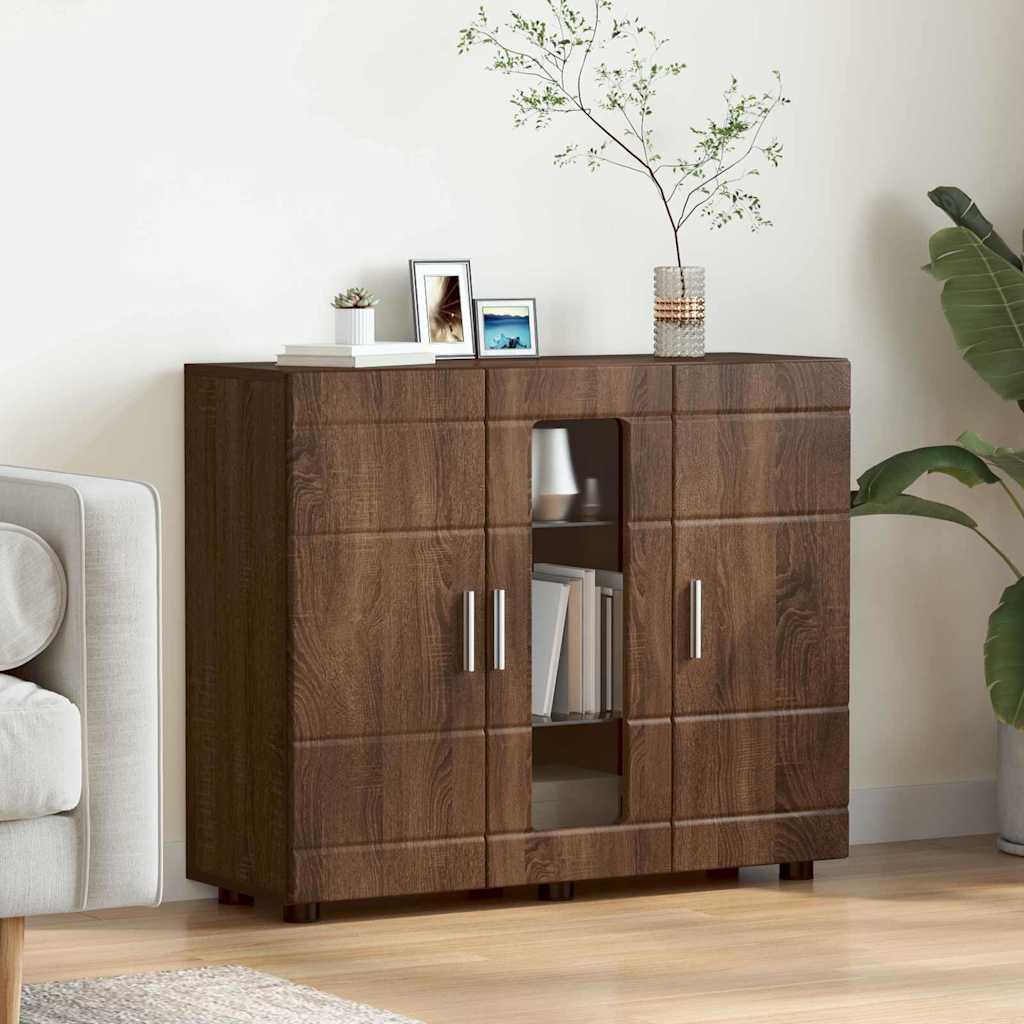 vidaXL TV-kast met lade met plank Wit 100.5 x 39 x 30 cm Bewerkt hout