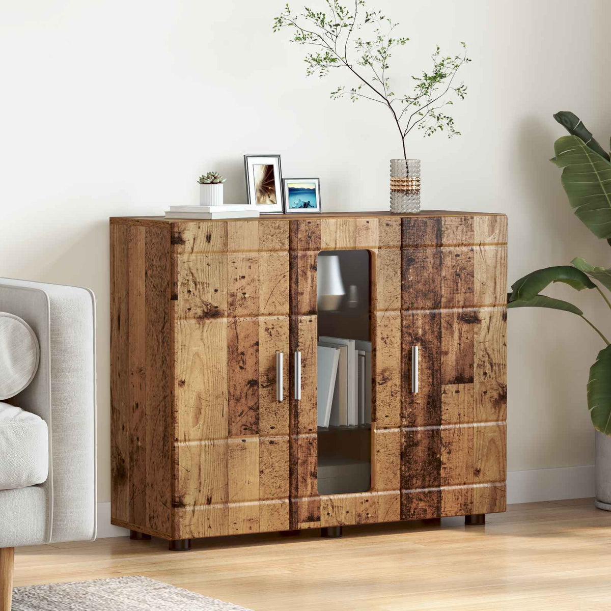 vidaXL TV-kast met lade met plank Wit 100.5 x 39 x 30 cm Bewerkt hout