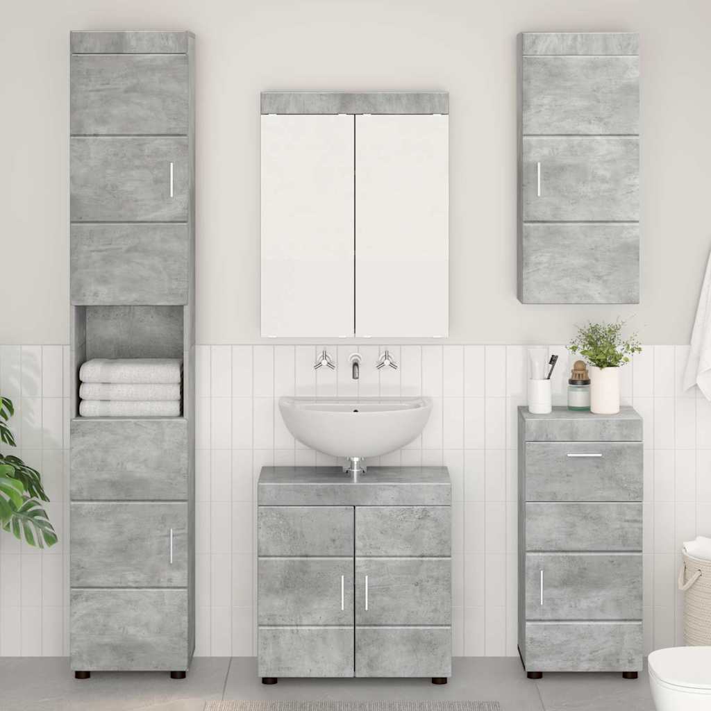 vidaXL Badkamer wastafelkast Wit 60 x 34 x 63 cm Bewerkt hout