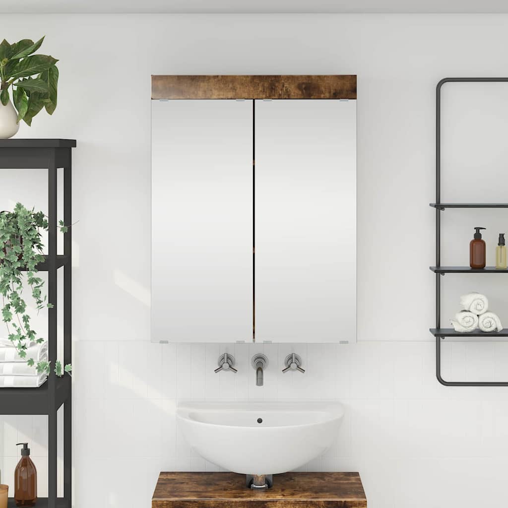 vidaXL Badkamer wastafelkast Wit 60 x 34 x 63 cm Bewerkt hout