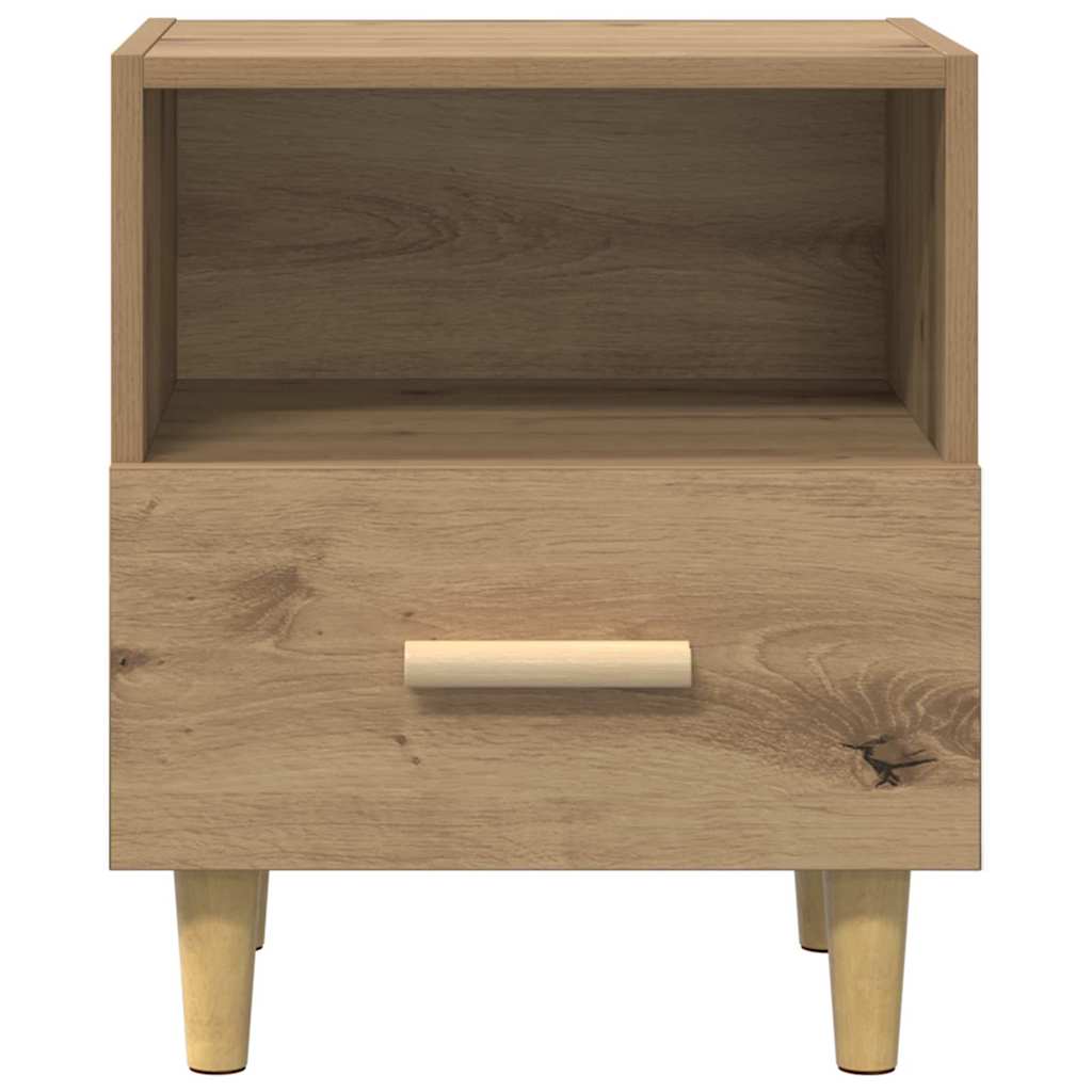 vidaXL Nachtkastjes 2 st 40x35x47 cm hoogglans wit