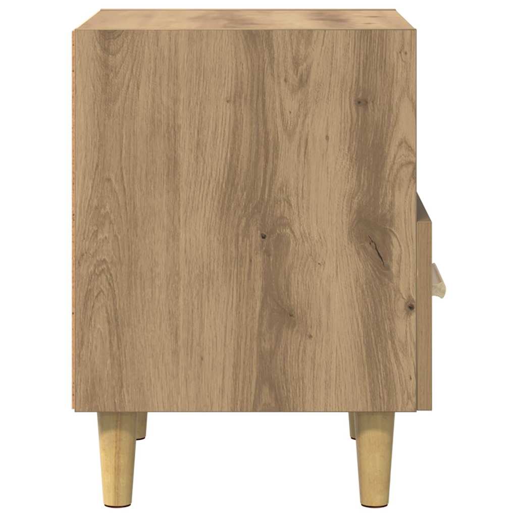 vidaXL Nachtkastjes 2 st 40x35x47 cm hoogglans wit