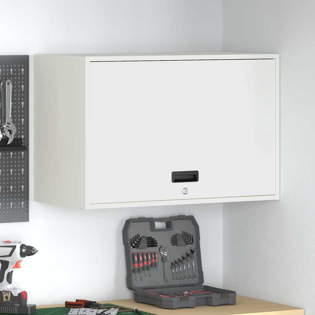 vidaXL Wandkast voor Garage Zwart 90 x 40 x 53 cm Poedercoating staal
