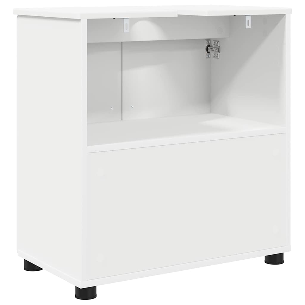 vidaXL Badkamer Kast met plank Wit 61 x 35 x 64 cm Bewerkt hout
