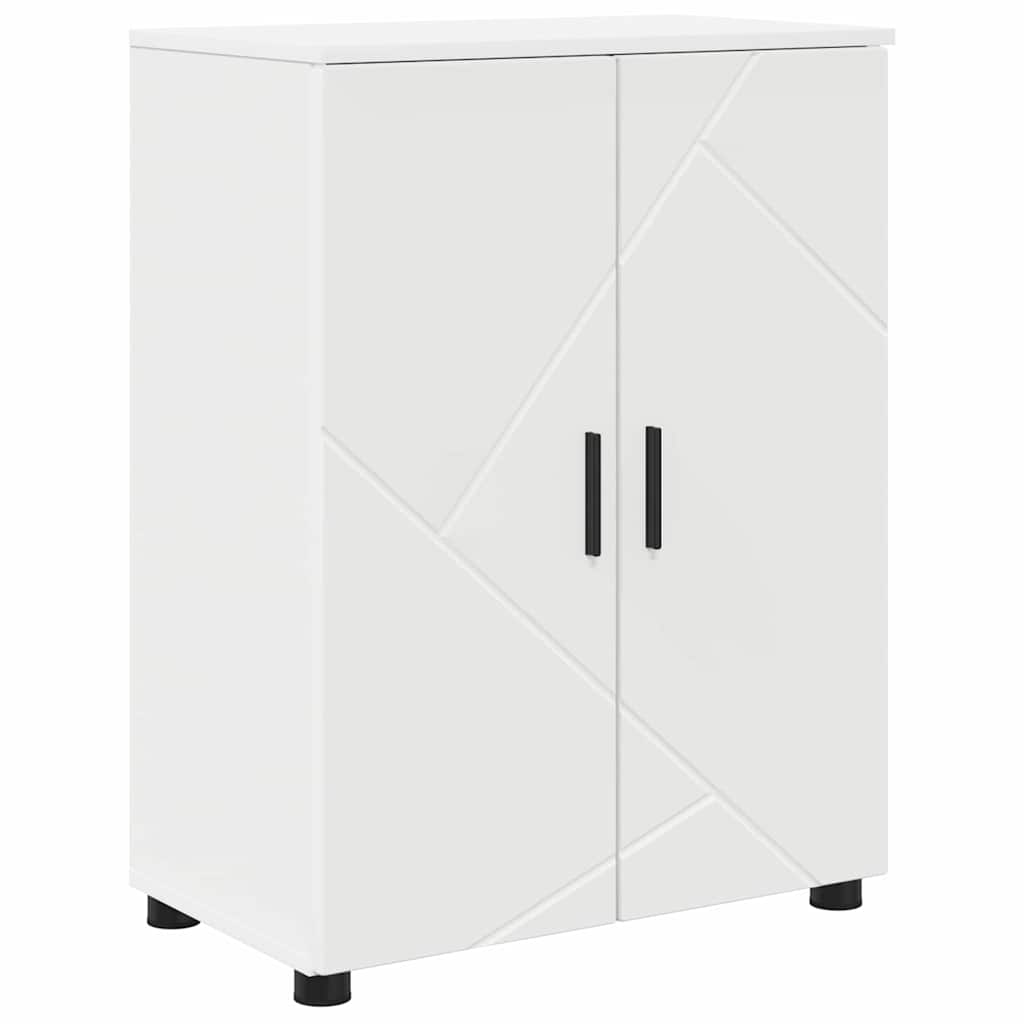 vidaXL Badkamer Kast met plank Wit 60 x 35 x 80 cm Bewerkt hout