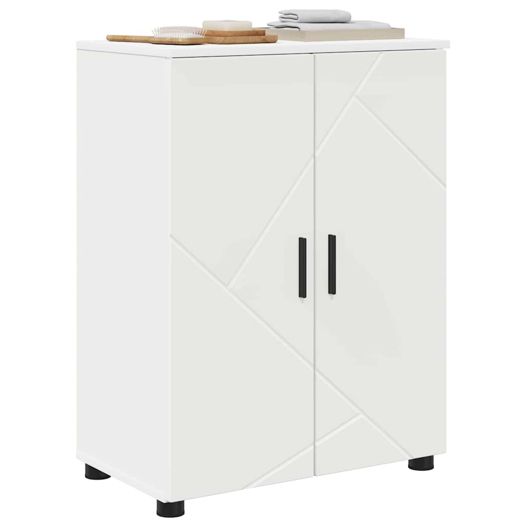 vidaXL Badkamer Kast met plank Wit 60 x 35 x 80 cm Bewerkt hout