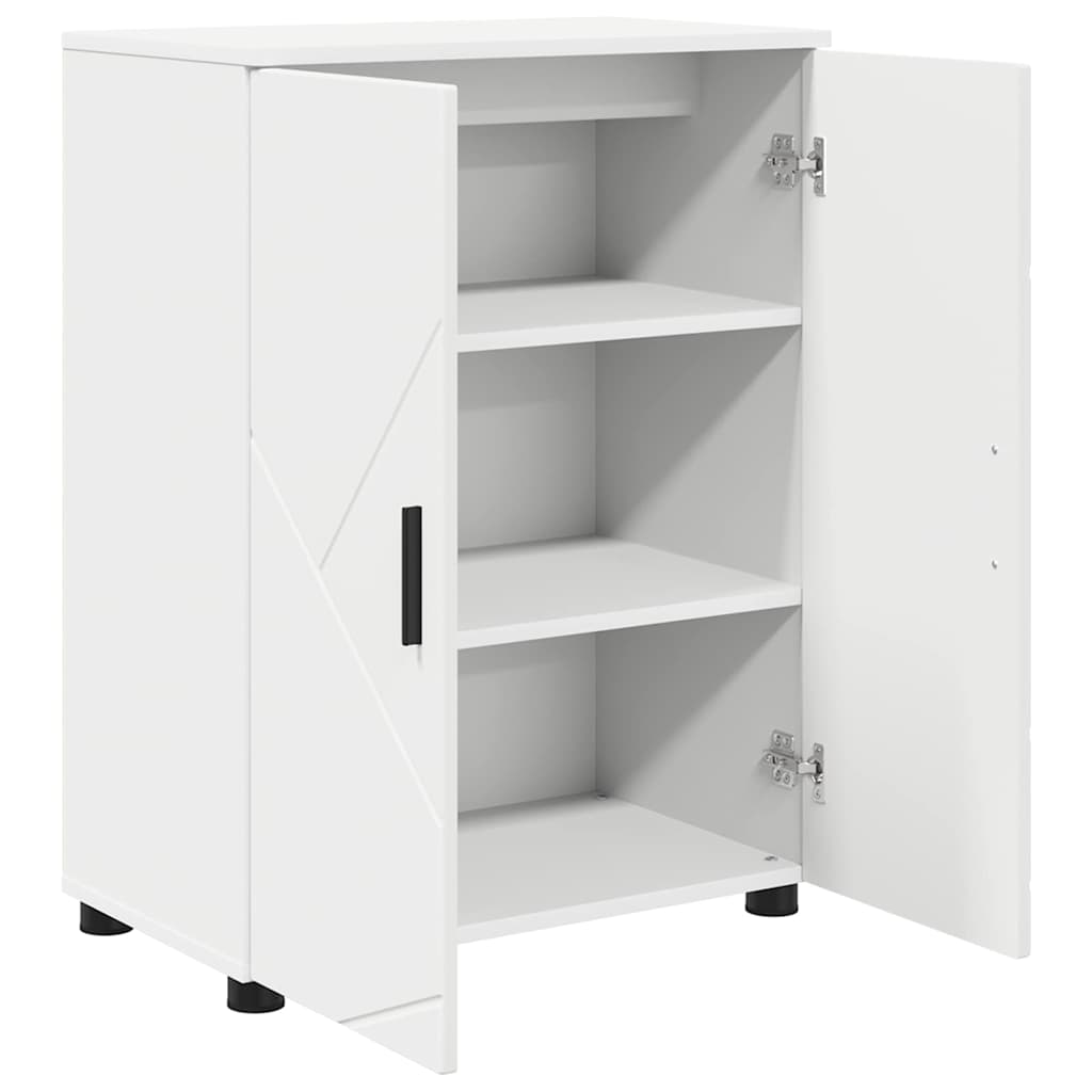 vidaXL Badkamer Kast met plank Wit 60 x 35 x 80 cm Bewerkt hout