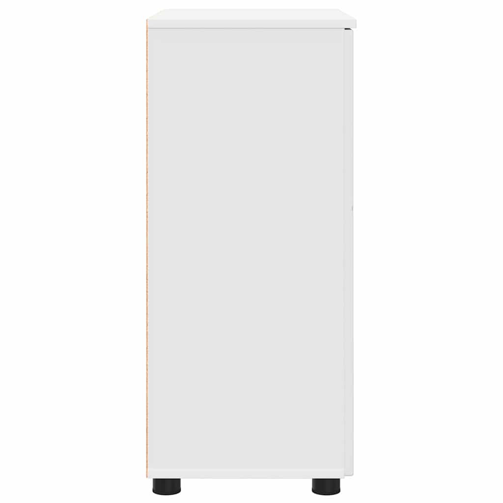 vidaXL Badkamer Kast met plank Wit 60 x 35 x 80 cm Bewerkt hout