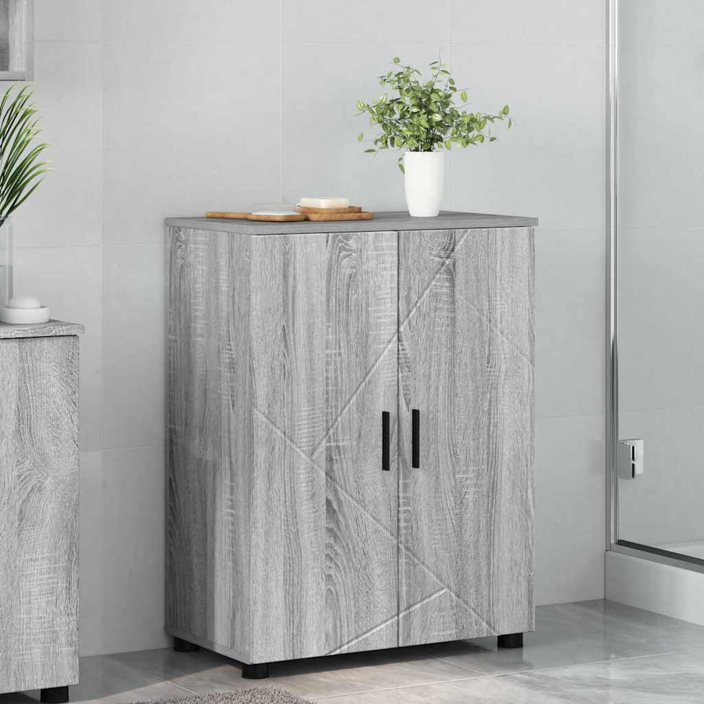 vidaXL Badkamer Kast met plank Wit 60 x 35 x 80 cm Bewerkt hout