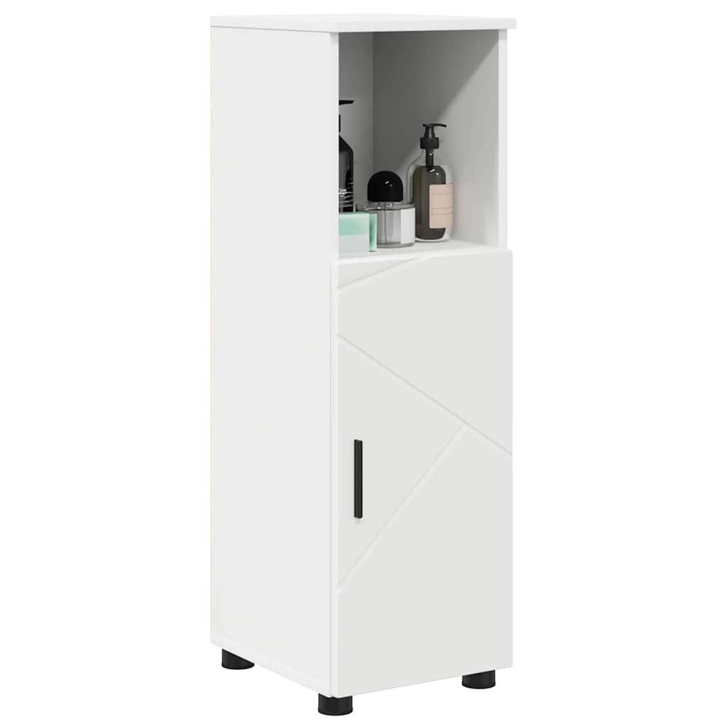 vidaXL Badkamer Kast met plank Wit 30 x 35 x 95 cm Bewerkt hout