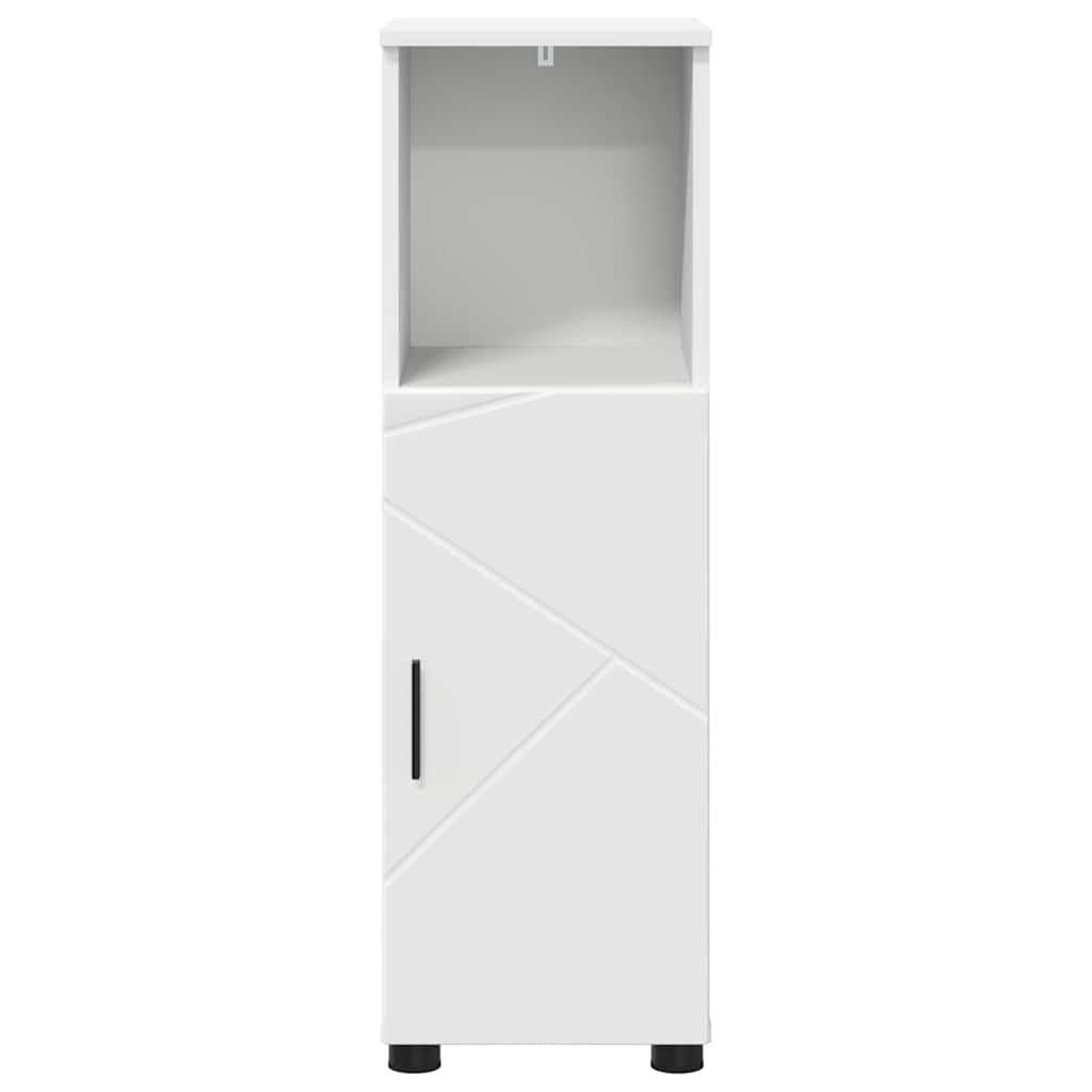 vidaXL Badkamer Kast met plank Wit 30 x 35 x 95 cm Bewerkt hout