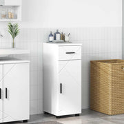 vidaXL Badkamer Kast met lade Wit 30 x 35 x 80 cm Bewerkt hout