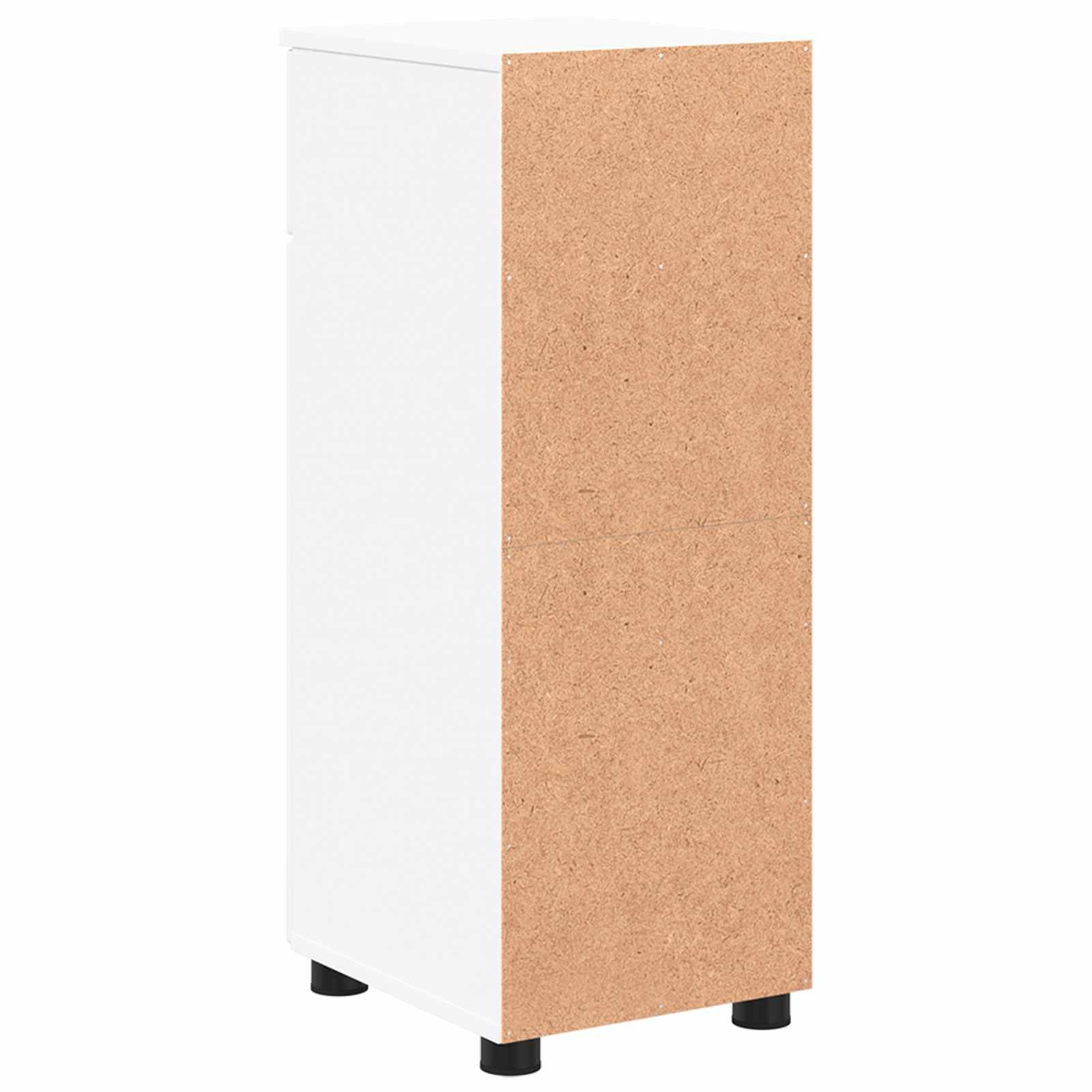 vidaXL Badkamer Kast met lade Wit 30 x 35 x 80 cm Bewerkt hout