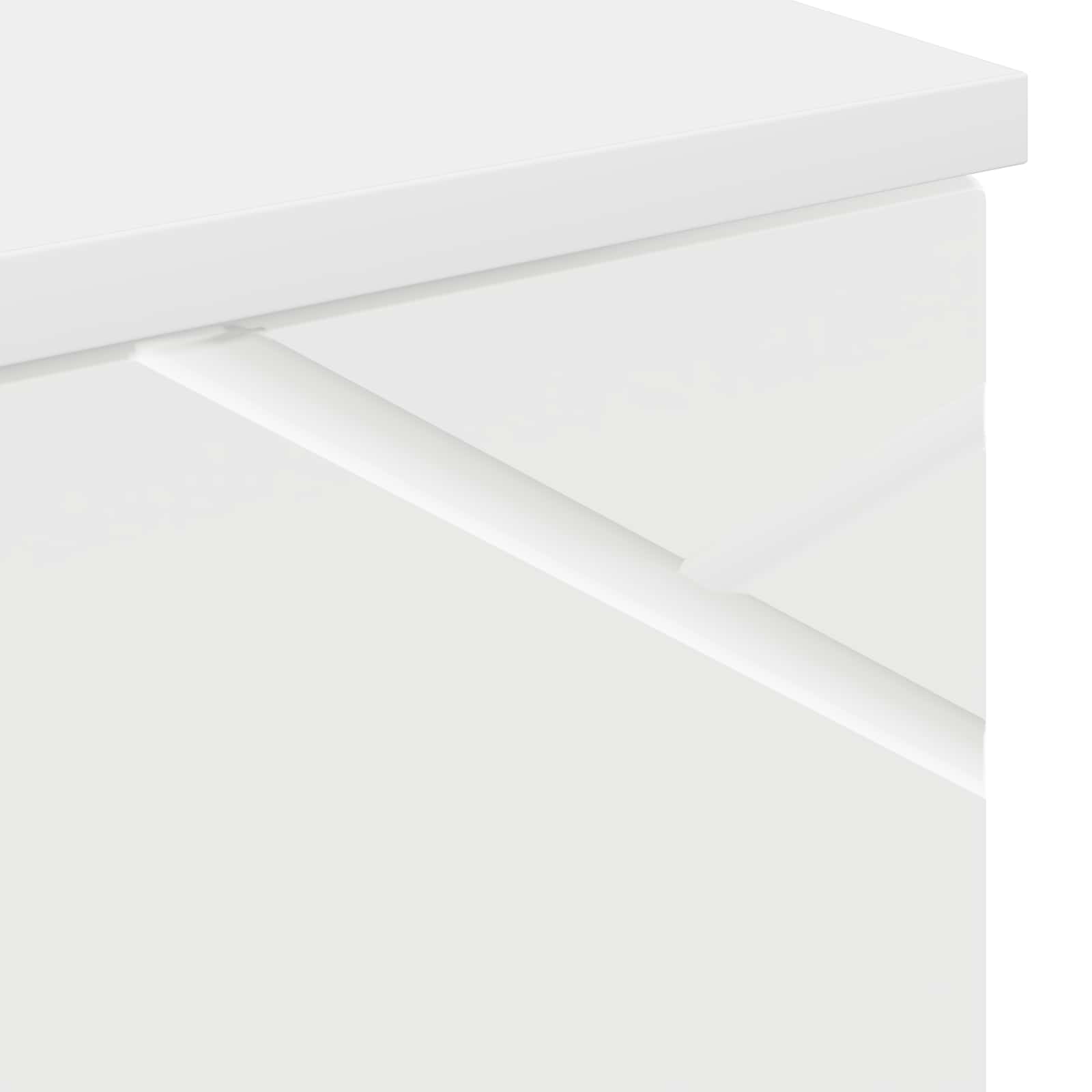 vidaXL Hoge badkamerkast met opslag Wit 30 x 35 x 192 cm Bewerkt hout