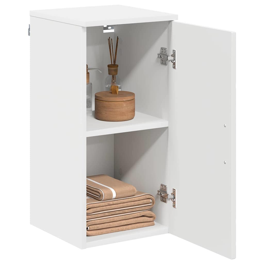 vidaXL Badkamer Kast met opslag Wit 30 x 31.5 x 61 cm Bewerkt hout