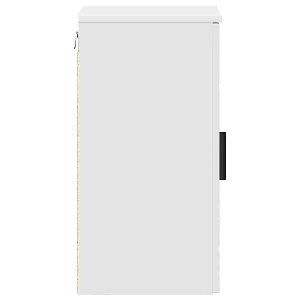 vidaXL Badkamer Kast met opslag Wit 30 x 31.5 x 61 cm Bewerkt hout