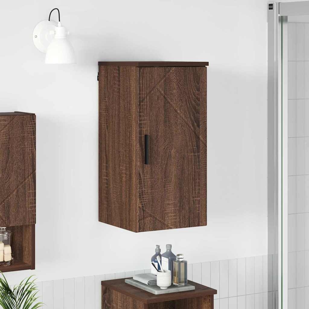 vidaXL Badkamer Kast met opslag Wit 30 x 31.5 x 61 cm Bewerkt hout