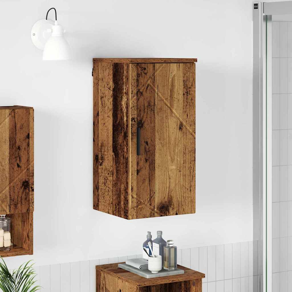 vidaXL Badkamer Kast met opslag Wit 30 x 31.5 x 61 cm Bewerkt hout