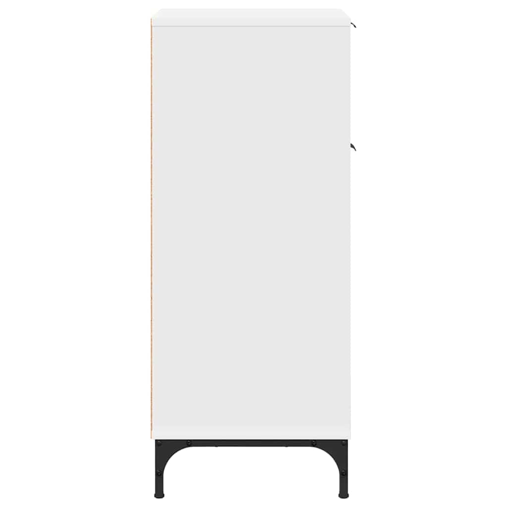 vidaXL Badkamer Kast met lade Wit 39.5 x 36 x 88 cm Bewerkt hout