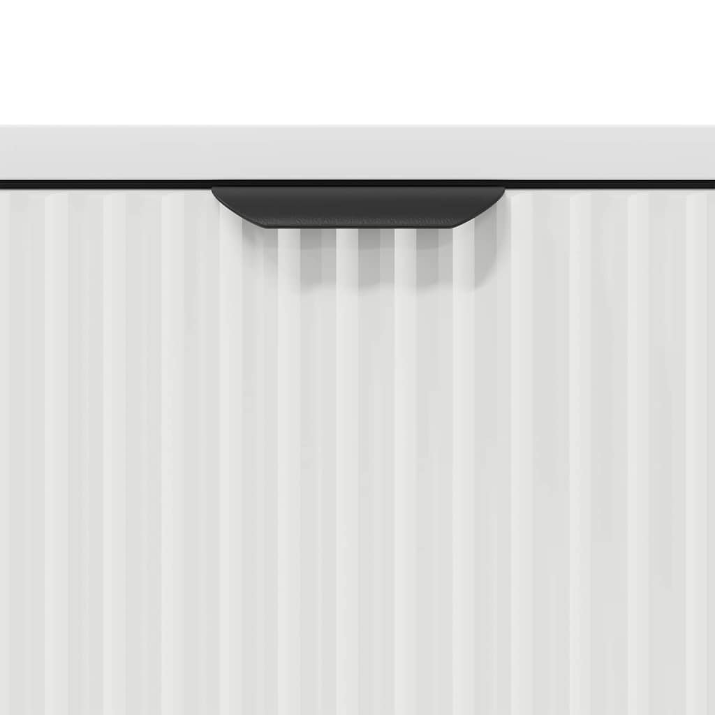 vidaXL Badkamer Kast met lade Wit 39.5 x 36 x 88 cm Bewerkt hout