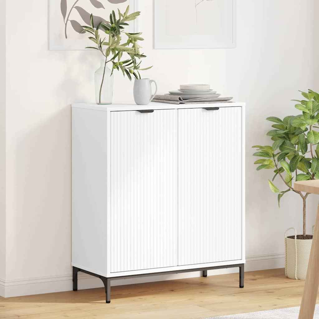vidaXL Dressoir Wit 69.5 x 33 x 82 cm Bewerkt hout