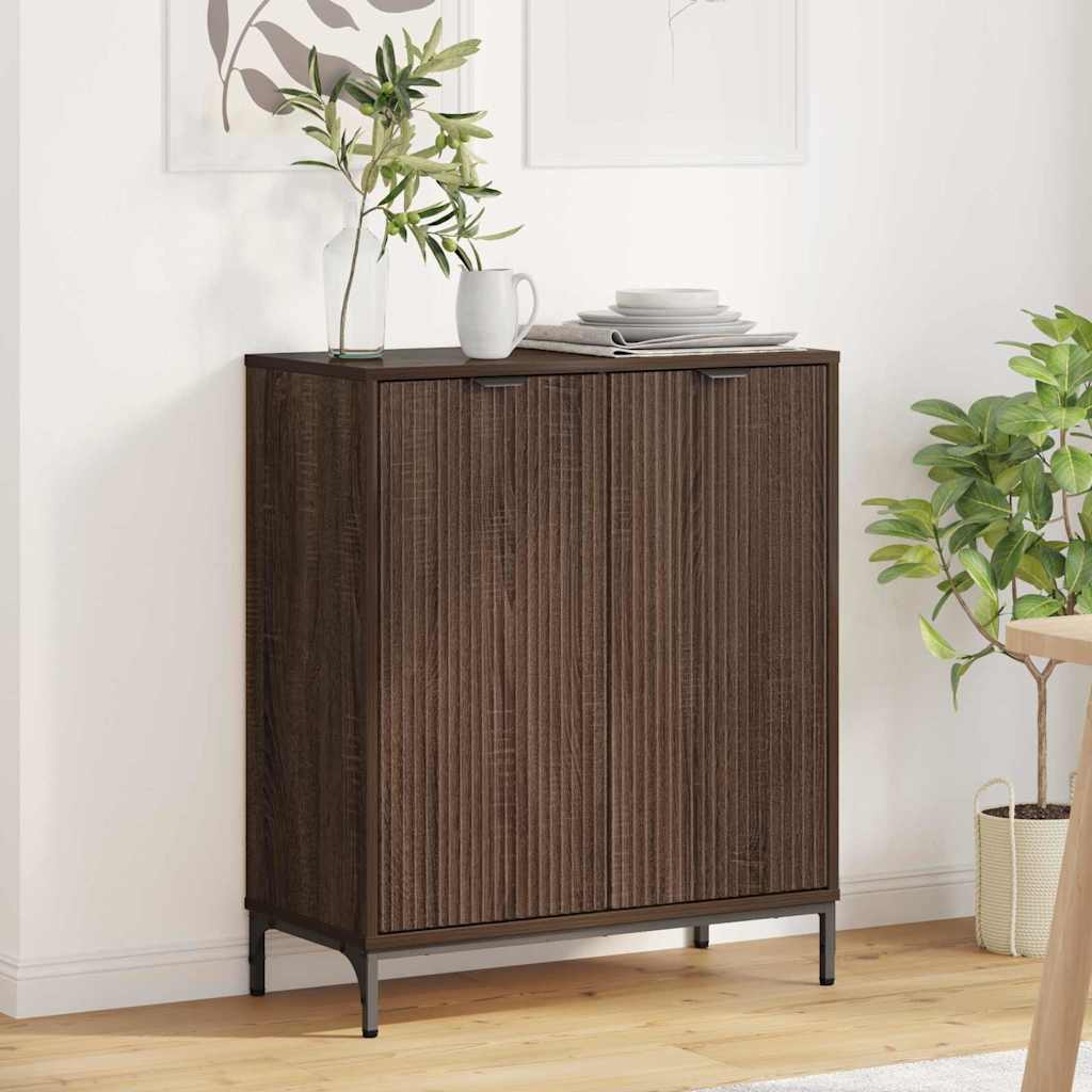 vidaXL Dressoir Wit 69.5 x 33 x 82 cm Bewerkt hout