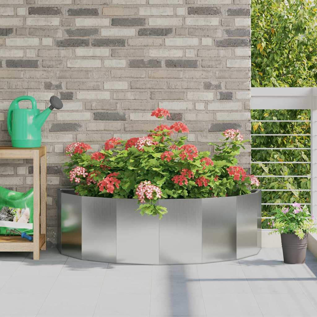 vidaXL Plantenbak Zwart 120 x 60 x 35 cm Staal