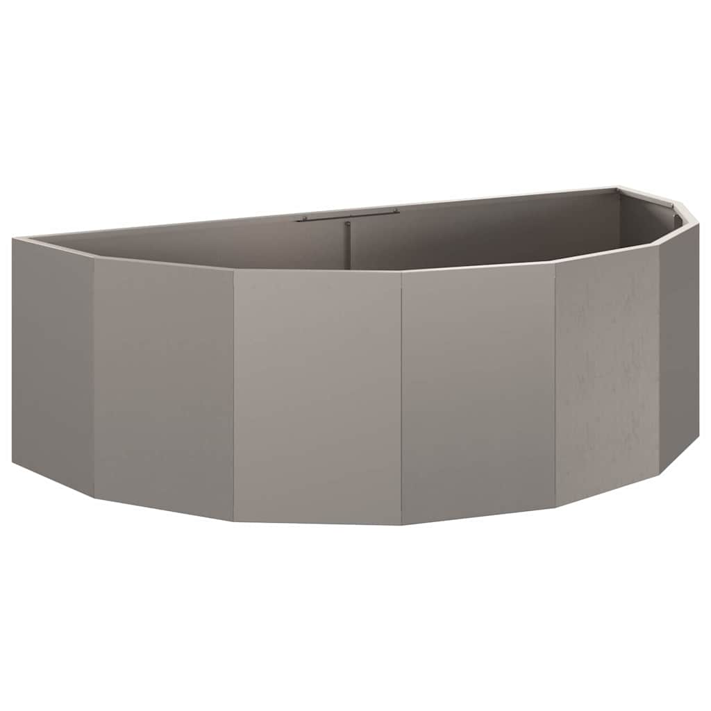 vidaXL Plantenbak Zwart 120 x 60 x 35 cm Staal