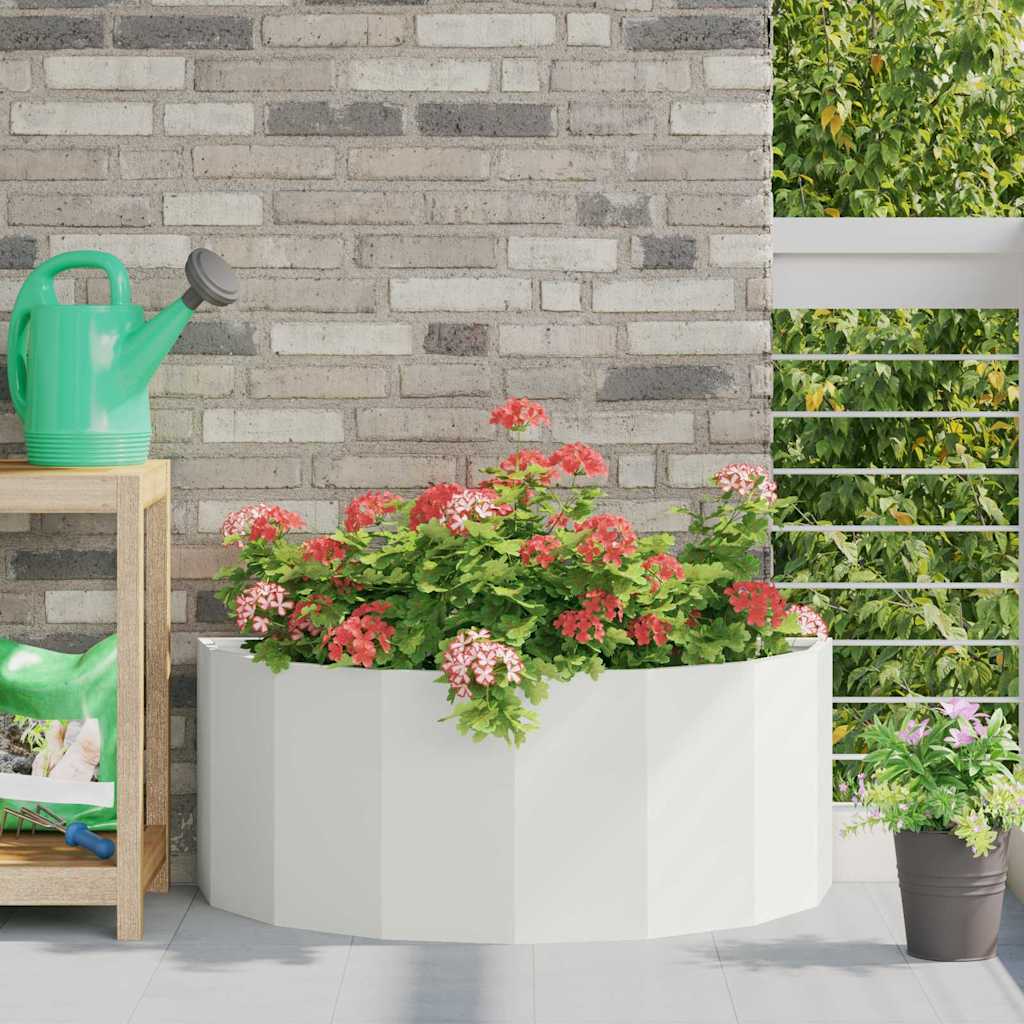 vidaXL Plantenbak Zwart 120 x 60 x 35 cm Staal