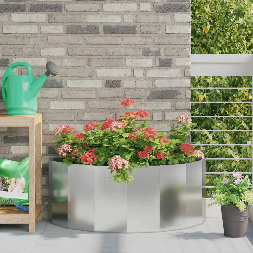 vidaXL Plantenbak Zwart 120 x 60 x 35 cm Staal