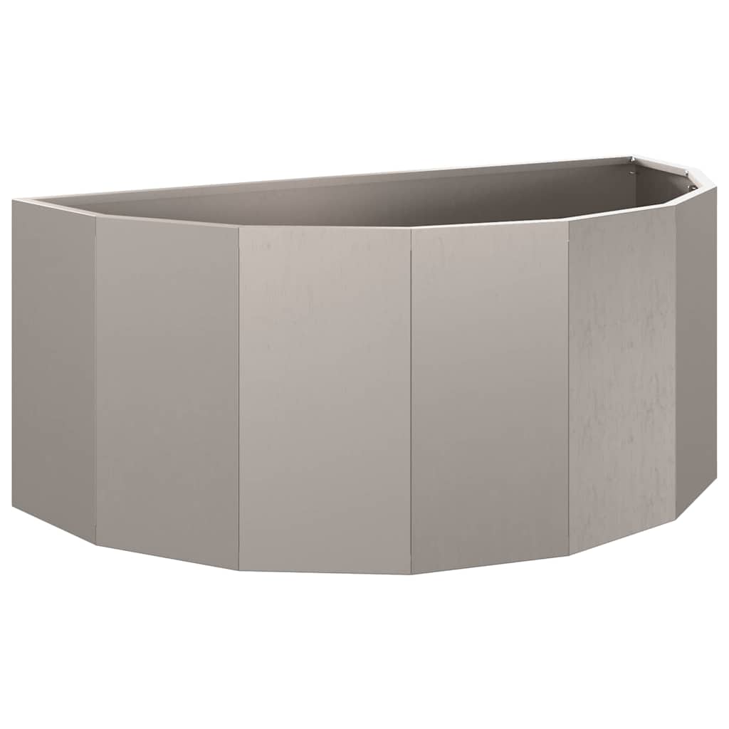 vidaXL Plantenbak Zwart 120 x 60 x 35 cm Staal