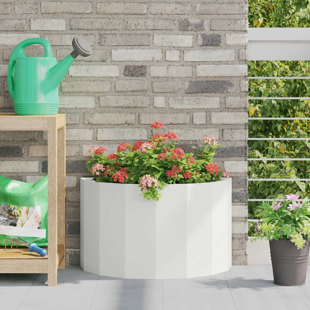 vidaXL Plantenbak Zwart 120 x 60 x 35 cm Staal