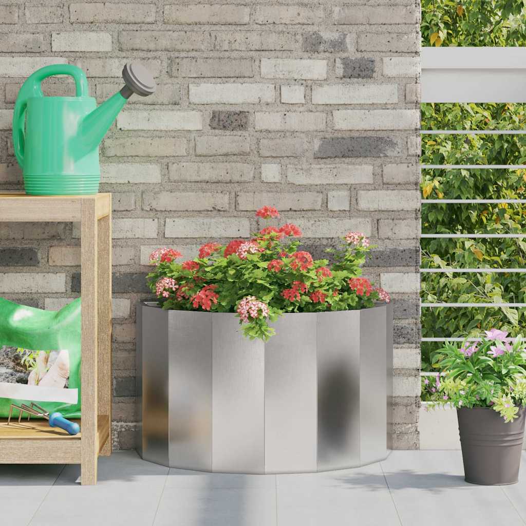 vidaXL Plantenbak Zwart 120 x 60 x 35 cm Staal