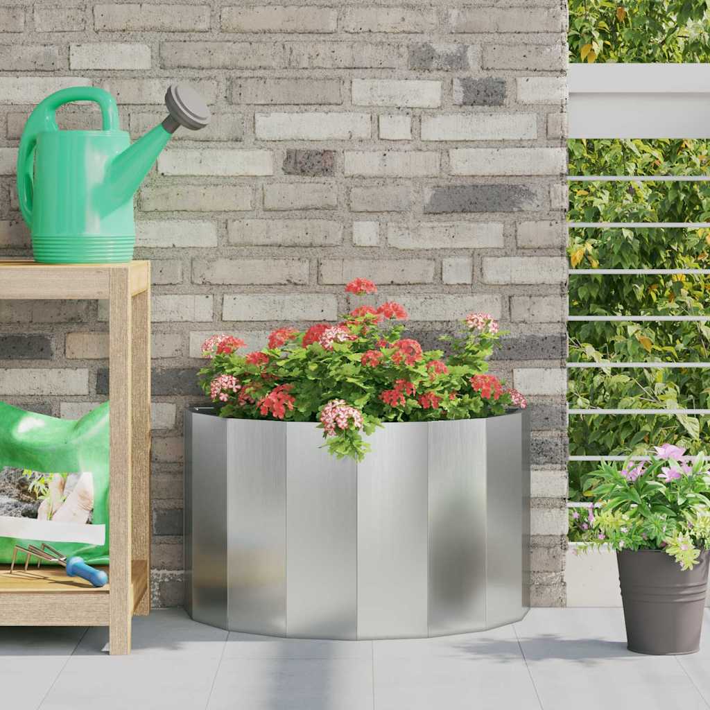 vidaXL Plantenbak Zwart 120 x 60 x 35 cm Staal