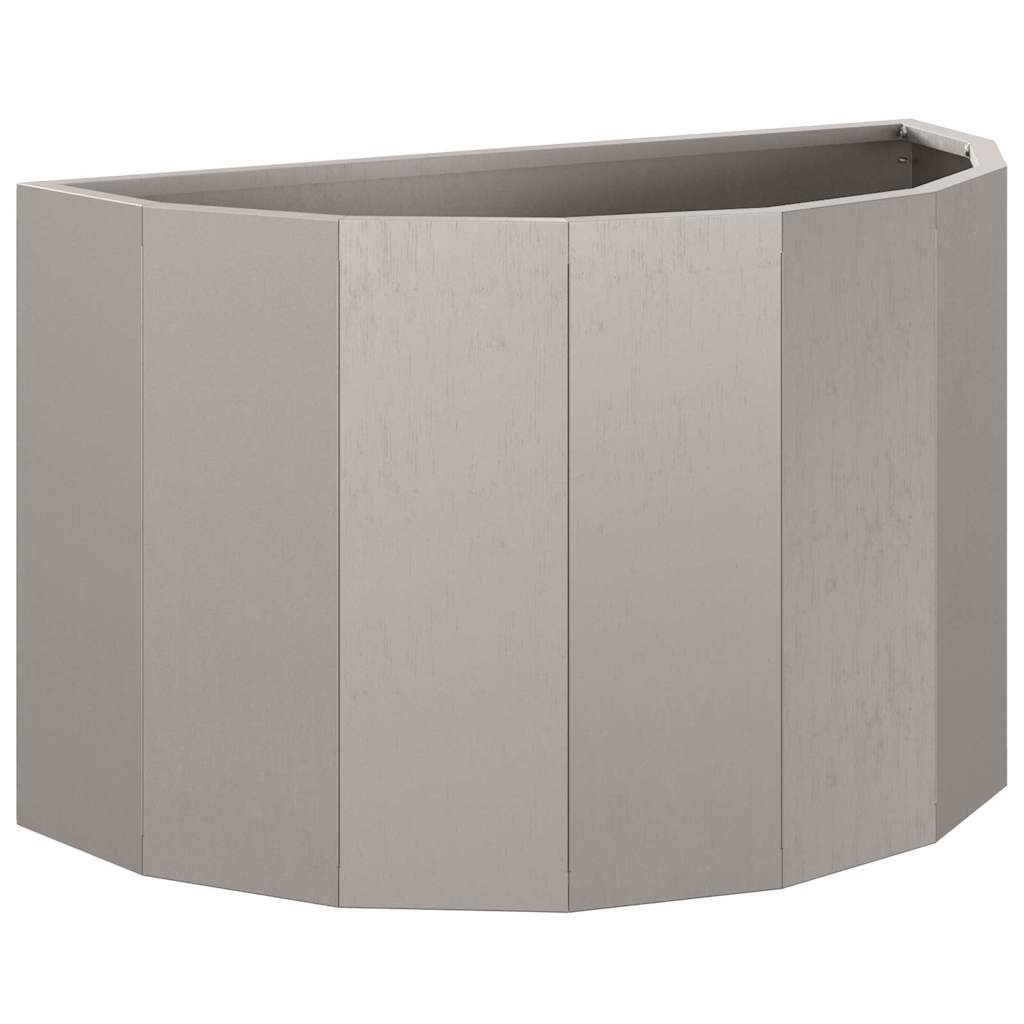 vidaXL Plantenbak Zwart 120 x 60 x 35 cm Staal