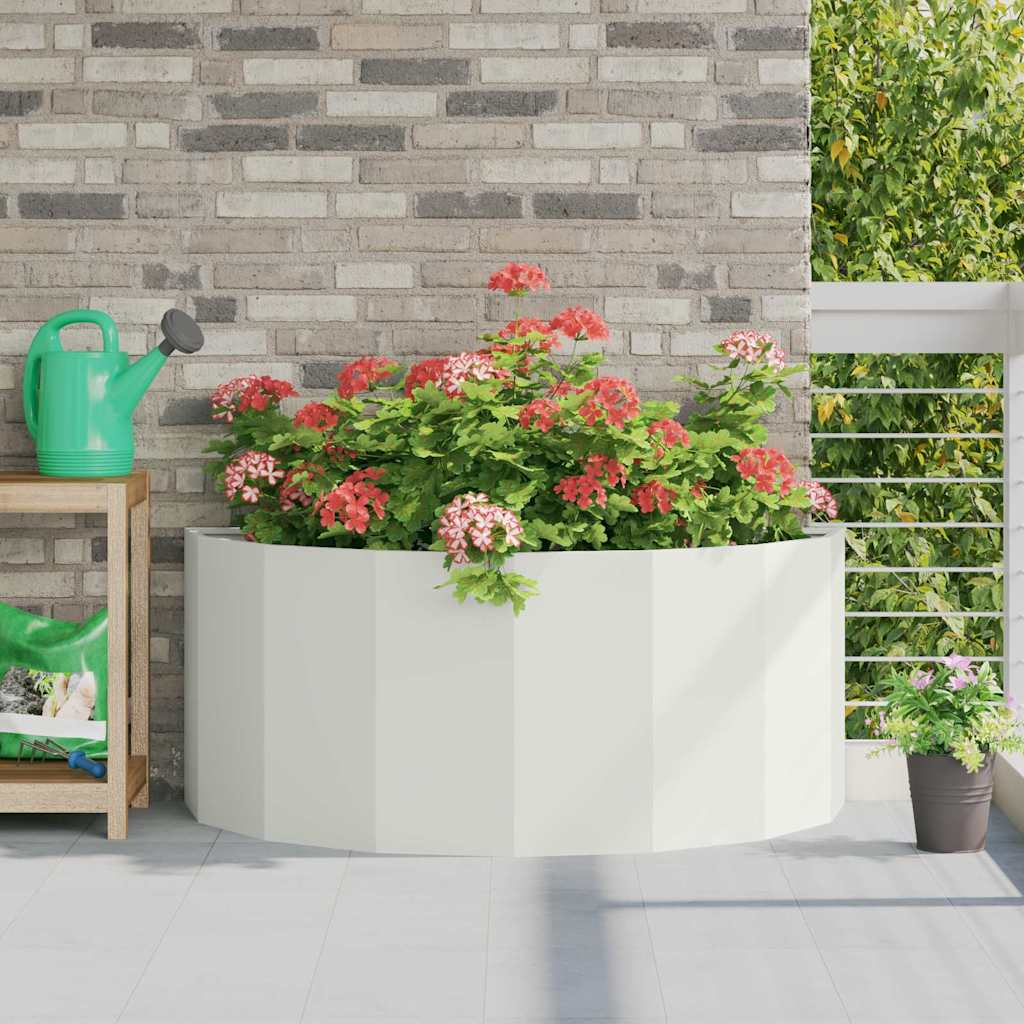 vidaXL Plantenbak Zwart 120 x 60 x 35 cm Staal