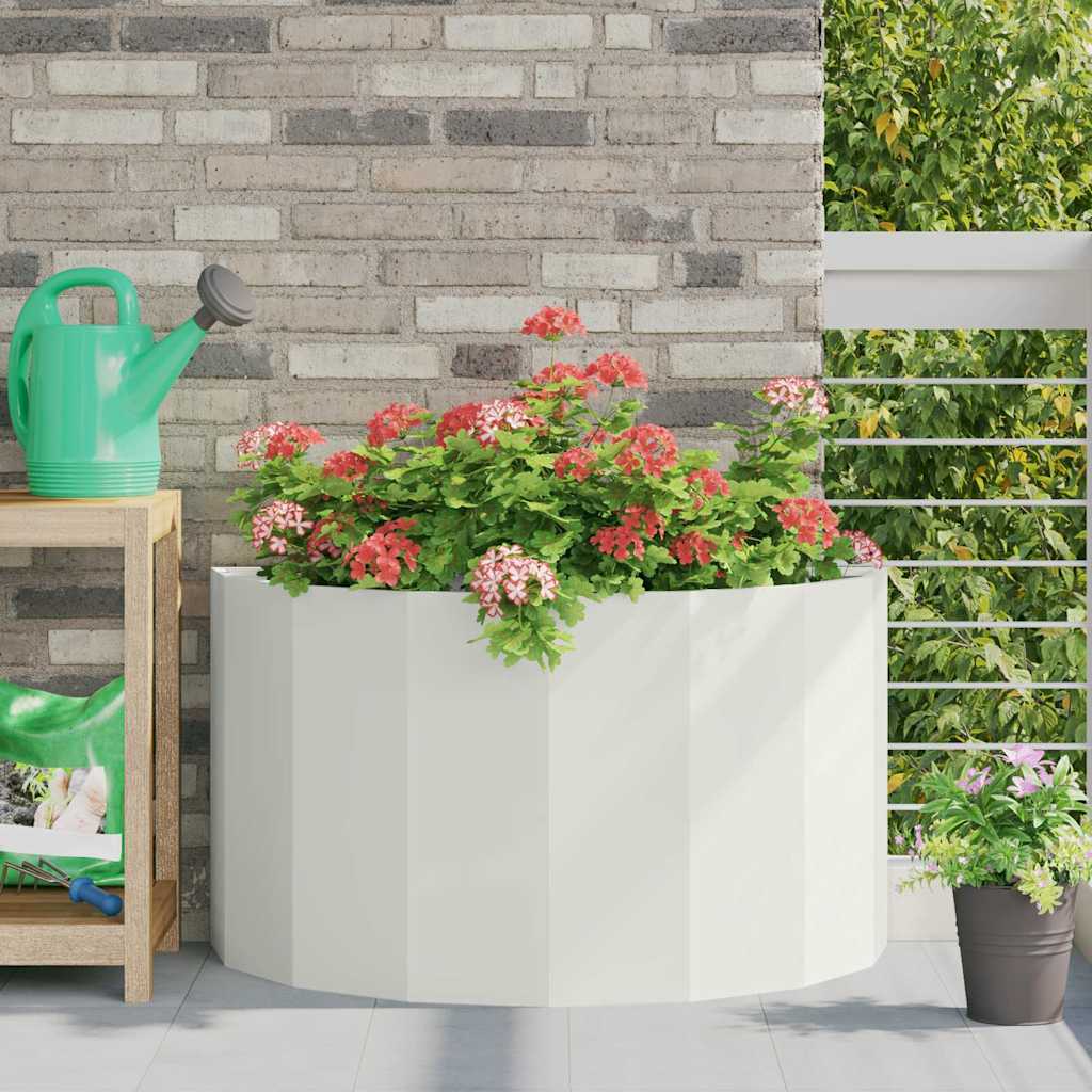 vidaXL Plantenbak Zwart 120 x 60 x 35 cm Staal