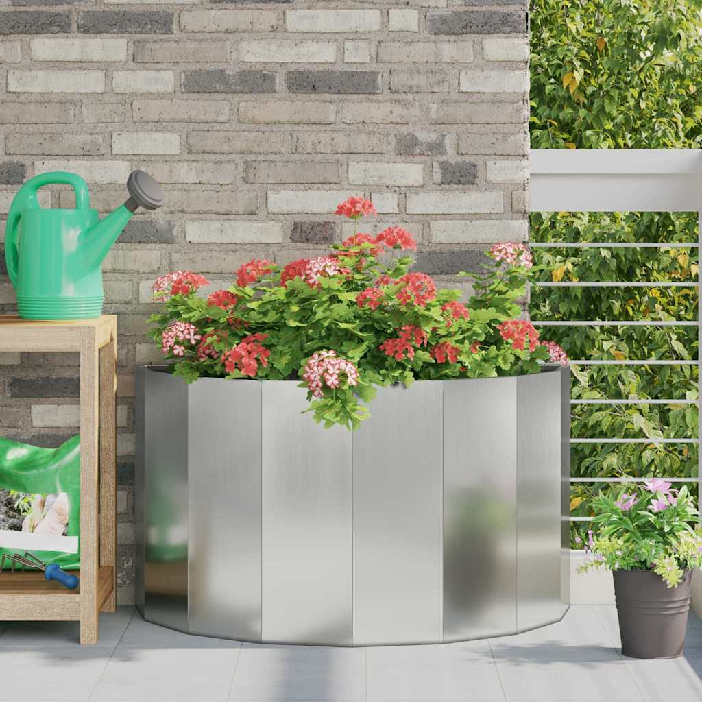 vidaXL Plantenbak Zwart 120 x 60 x 35 cm Staal