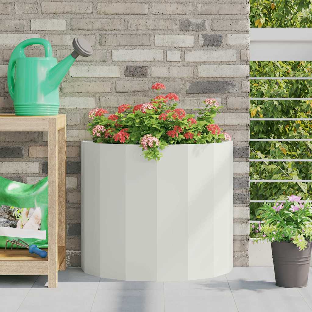 vidaXL Plantenbak Zwart 120 x 60 x 35 cm Staal