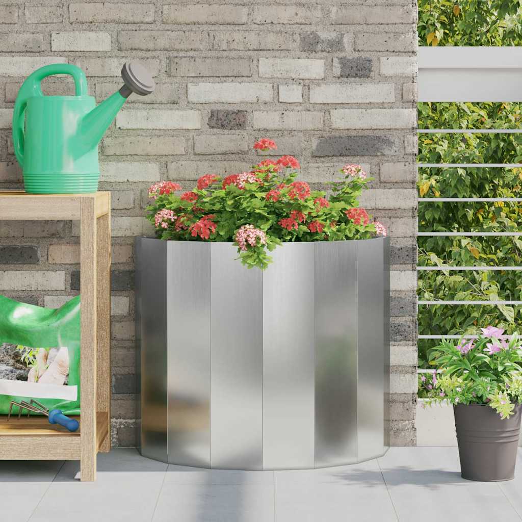 vidaXL Plantenbak Zwart 120 x 60 x 35 cm Staal