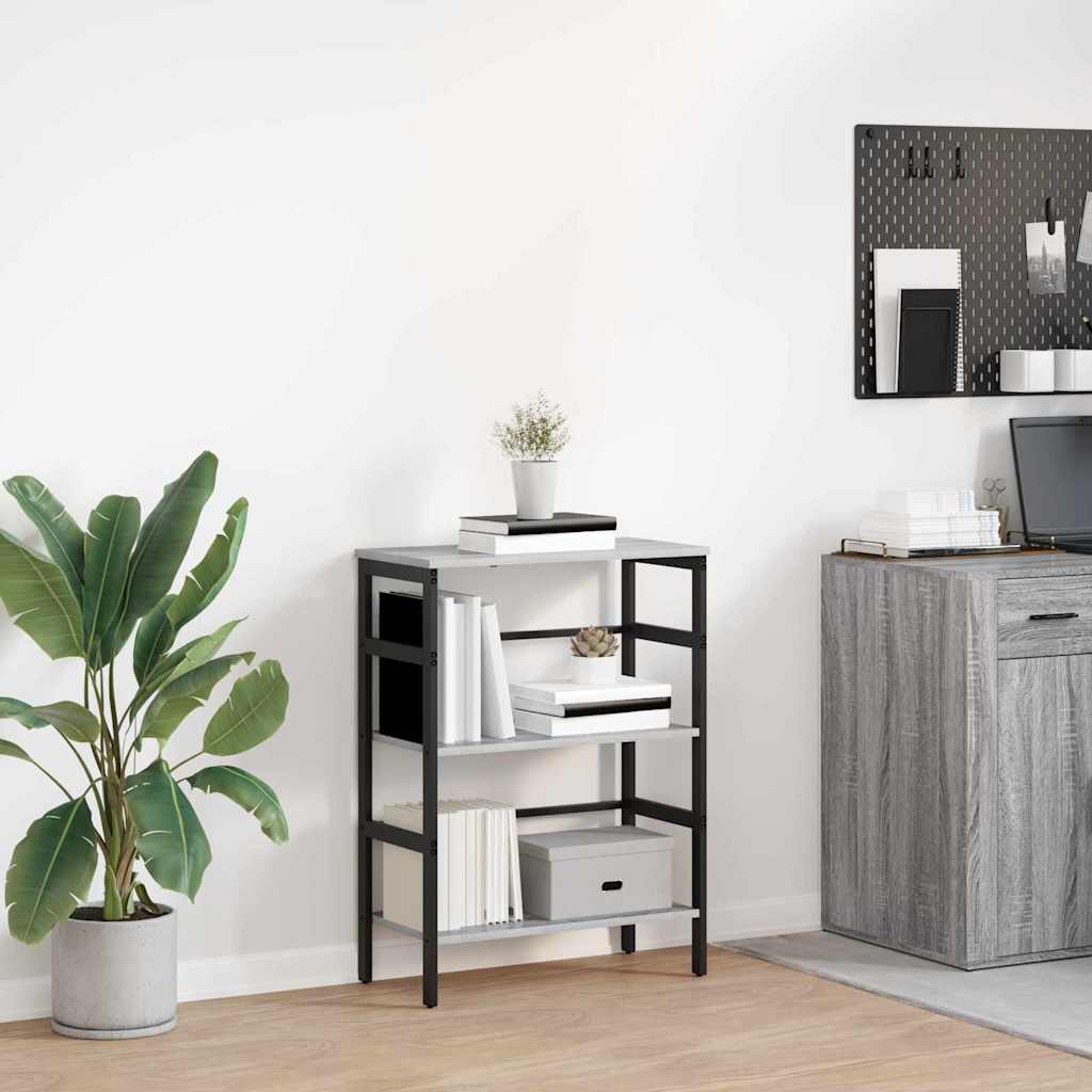 vidaXL Boekenkast Zwart Eiken 40 x 29,5 x 81 cm Bewerkt hout