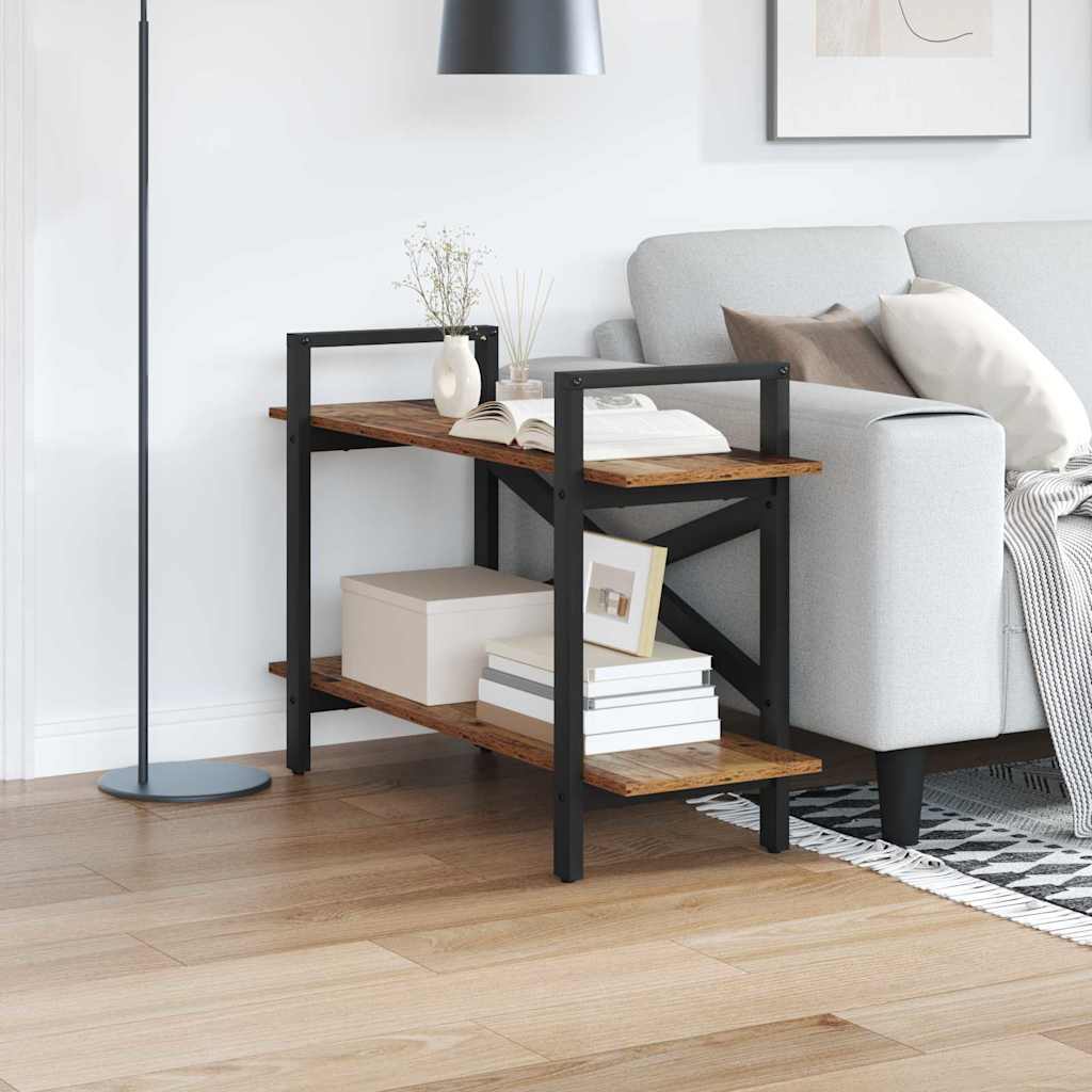 vidaXL Boekenkast Zwart Eiken 100 x 33,5 x 178 cm Bewerkt hout