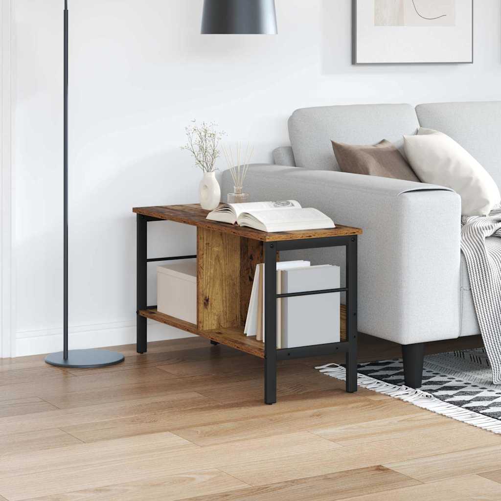 vidaXL Boekenkast Zwart Eiken 82 x 32 x 144,5 cm Bewerkt hout