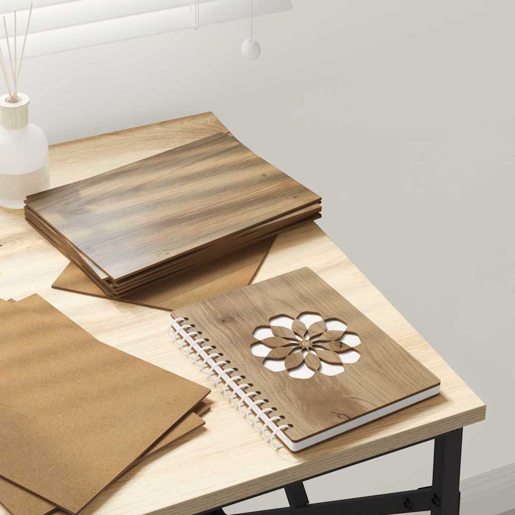 vidaXL Decoratieve Panelen 12 pcs Wit 15 x 21 x 0.3 cm Bewerkt hout